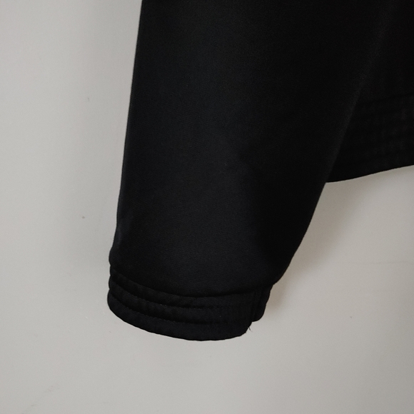 GAP Gapfit Track Jacket Zip-Up Sweatshirt Stripe Black Size XXL - Picture 13 of 16